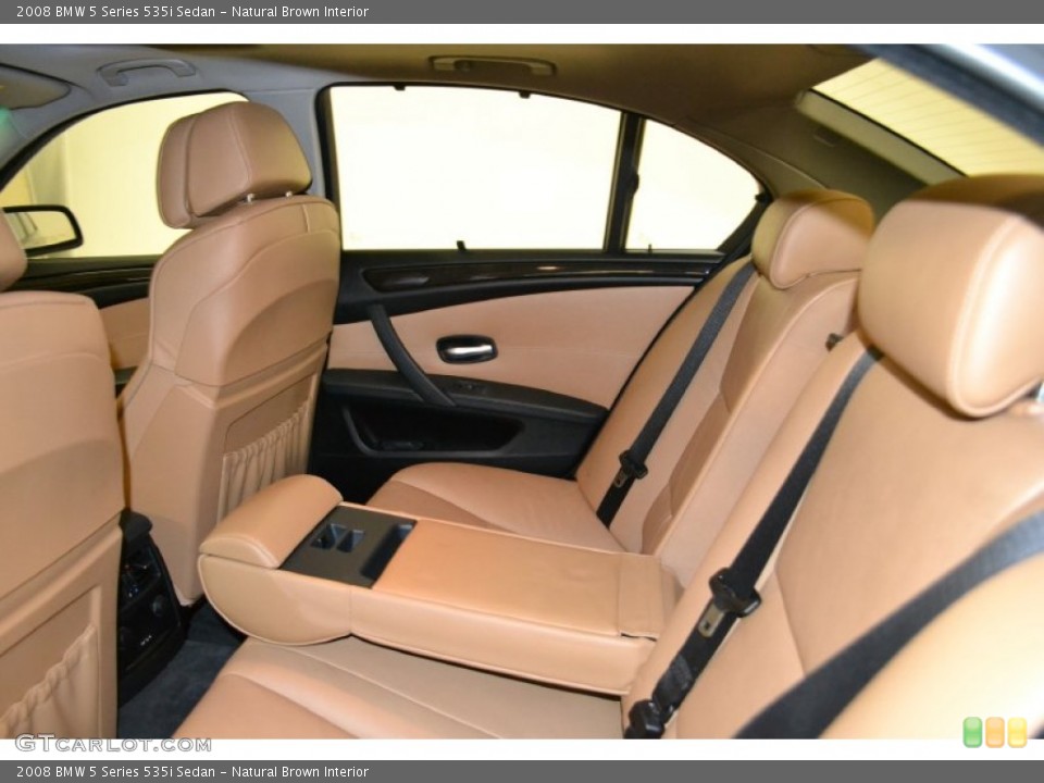 Natural Brown Interior Photo for the 2008 BMW 5 Series 535i Sedan #55731391