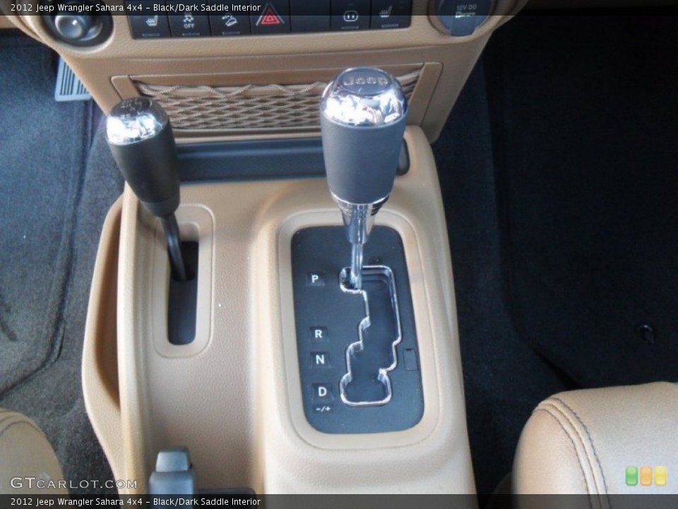 Black/Dark Saddle Interior Transmission for the 2012 Jeep Wrangler Sahara 4x4 #55731435