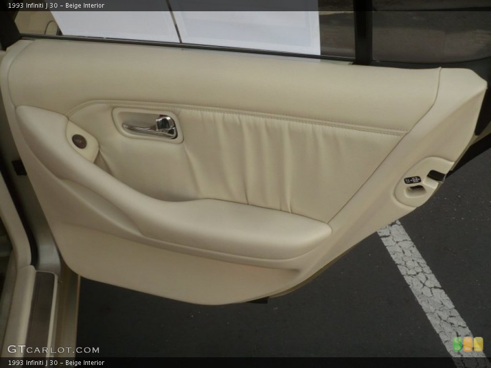 Beige Interior Door Panel for the 1993 Infiniti J 30 #55731923