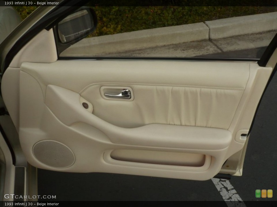 Beige Interior Door Panel for the 1993 Infiniti J 30 #55731942