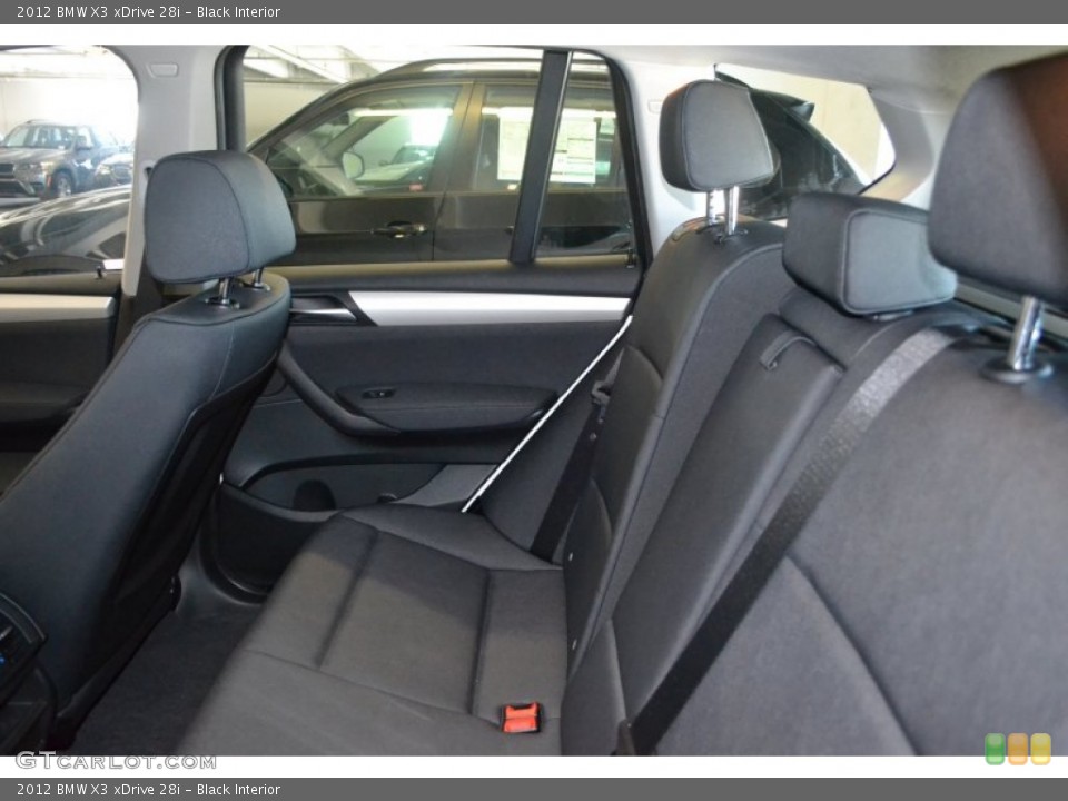 Black Interior Photo for the 2012 BMW X3 xDrive 28i #55732050