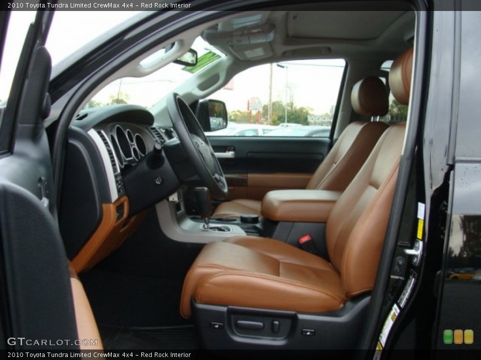 Red Rock Interior Photo for the 2010 Toyota Tundra Limited CrewMax 4x4