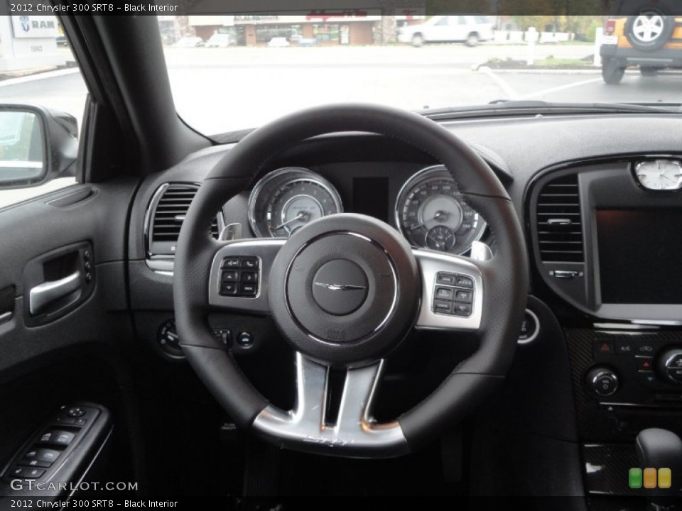 Black Interior Steering Wheel for the 2012 Chrysler 300 SRT8 #55733682