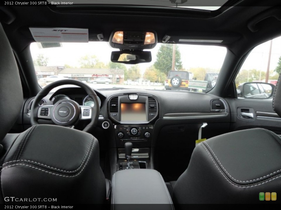 Black Interior Dashboard for the 2012 Chrysler 300 SRT8 #55733700