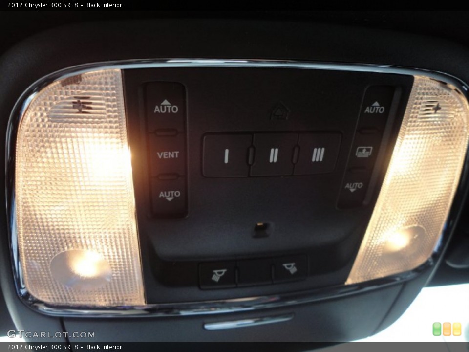 Black Interior Controls for the 2012 Chrysler 300 SRT8 #55733805