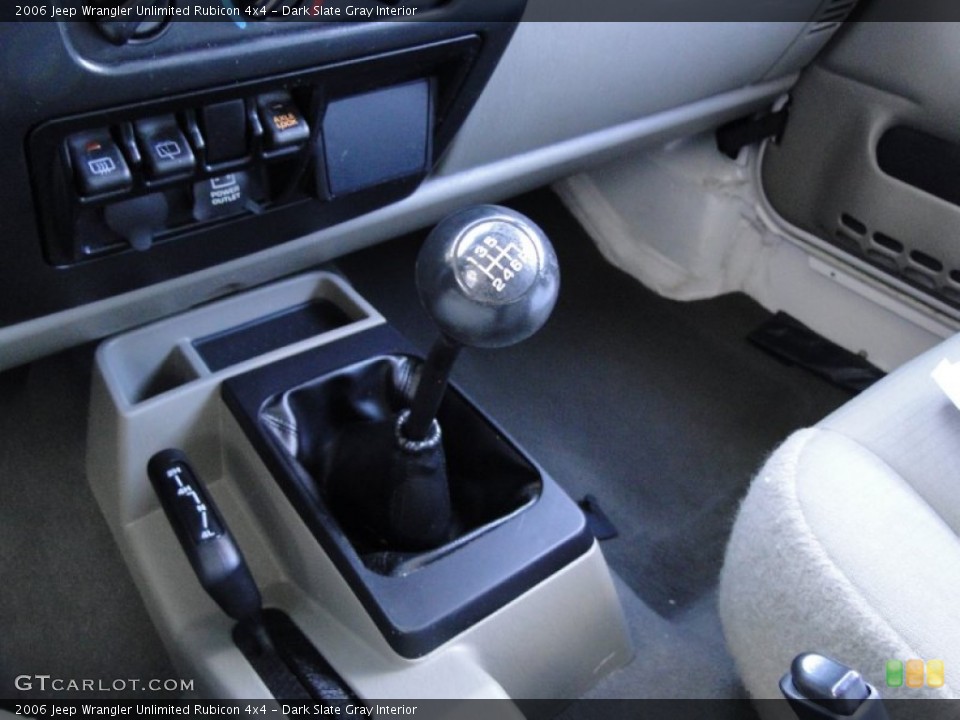 Dark Slate Gray Interior Transmission for the 2006 Jeep Wrangler Unlimited Rubicon 4x4 #55734387