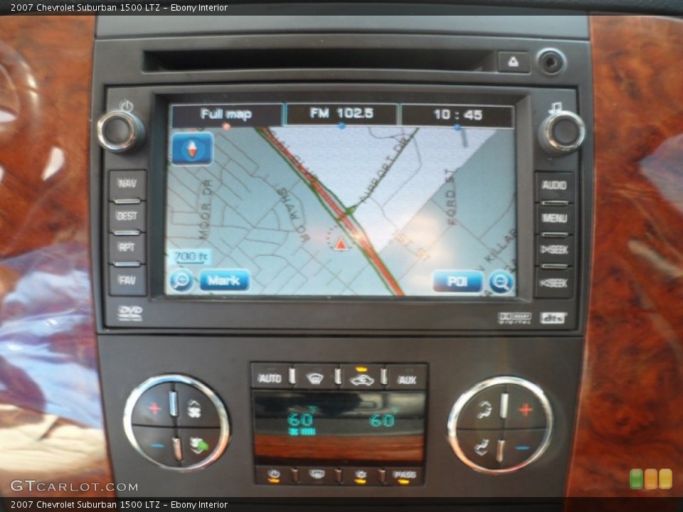Ebony Interior Navigation for the 2007 Chevrolet Suburban 1500 LTZ #55735233