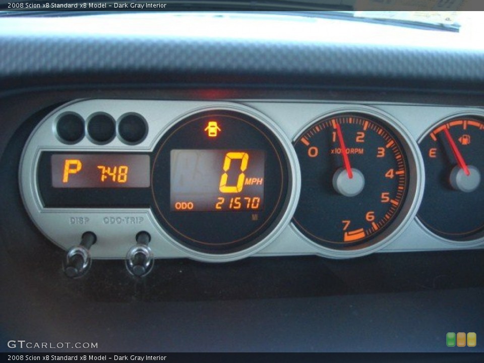Dark Gray Interior Gauges for the 2008 Scion xB  #55736346