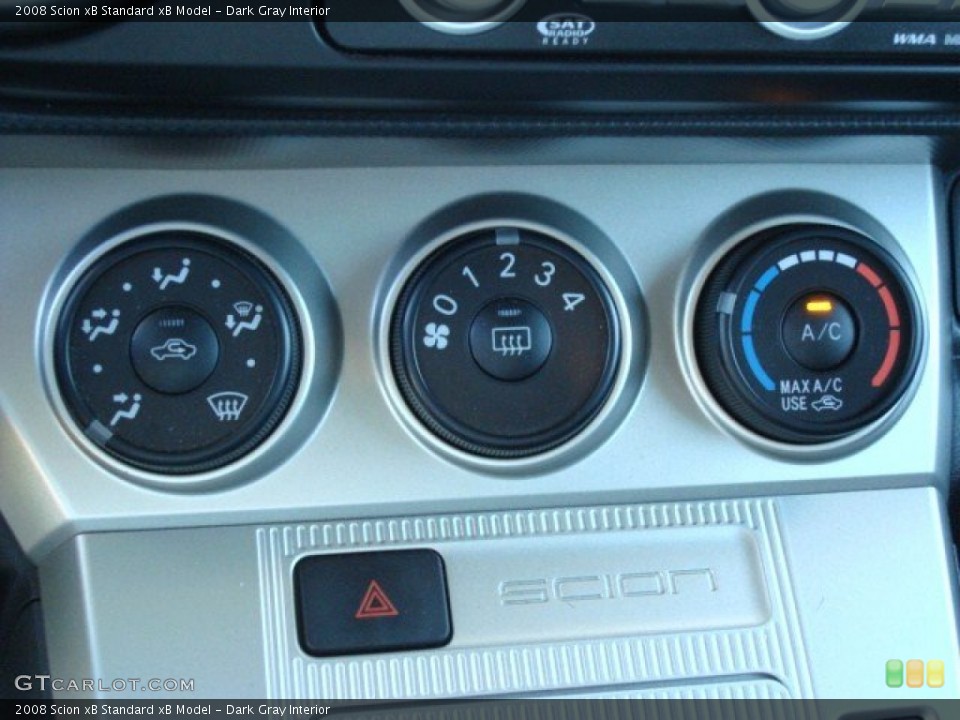 Dark Gray Interior Controls for the 2008 Scion xB  #55736367