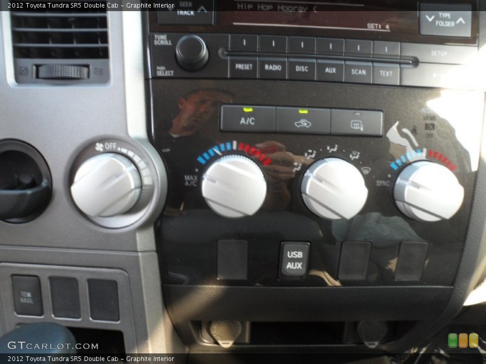 Graphite Interior Controls for the 2012 Toyota Tundra SR5 Double Cab #55738092
