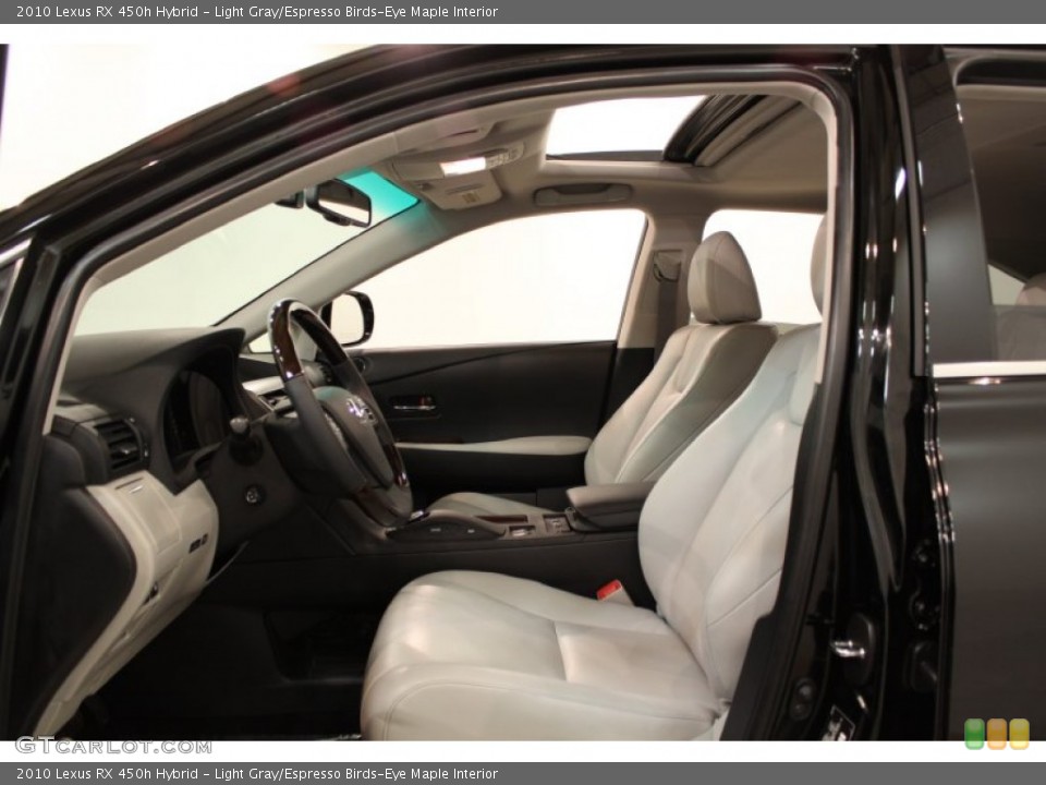 Light Gray/Espresso Birds-Eye Maple Interior Photo for the 2010 Lexus RX 450h Hybrid #55738504