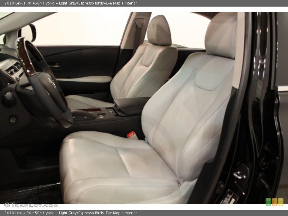 Light Gray/Espresso Birds-Eye Maple Interior Photo for the 2010 Lexus RX 450h Hybrid #55738515