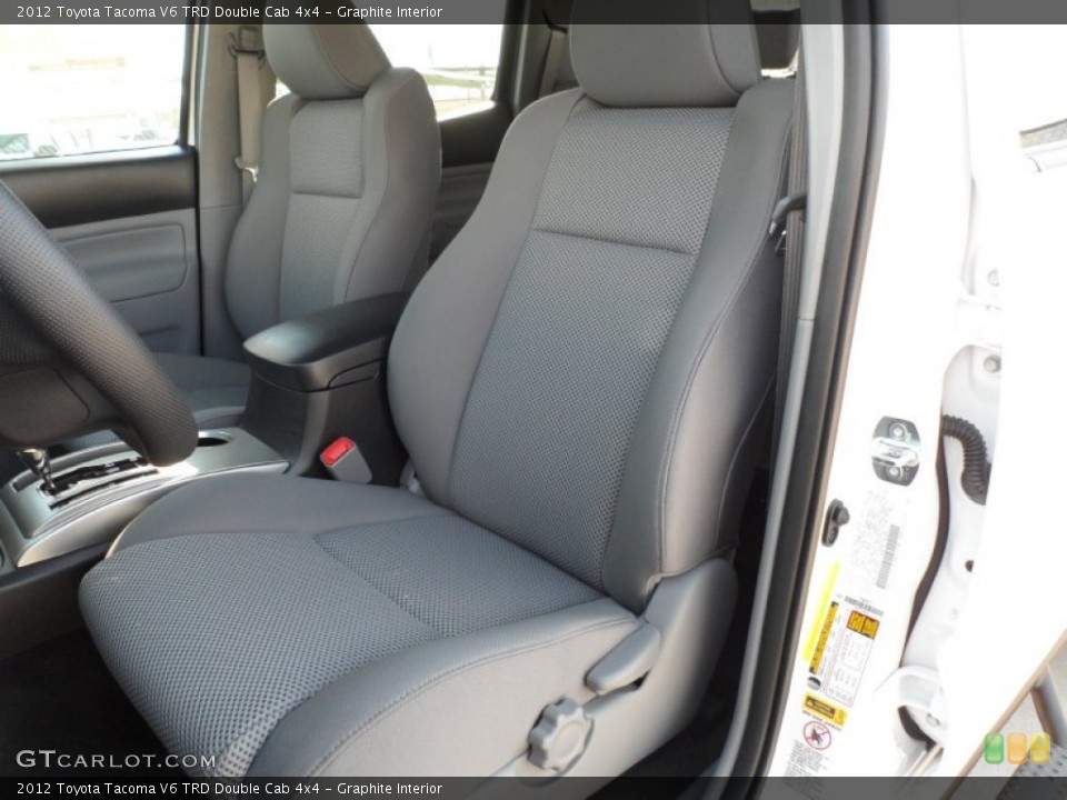 Graphite Interior Photo for the 2012 Toyota Tacoma V6 TRD Double Cab 4x4 #55738668