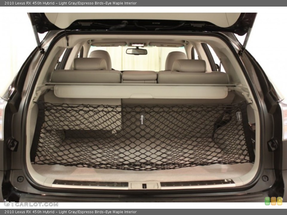 Light Gray/Espresso Birds-Eye Maple Interior Trunk for the 2010 Lexus RX 450h Hybrid #55738689