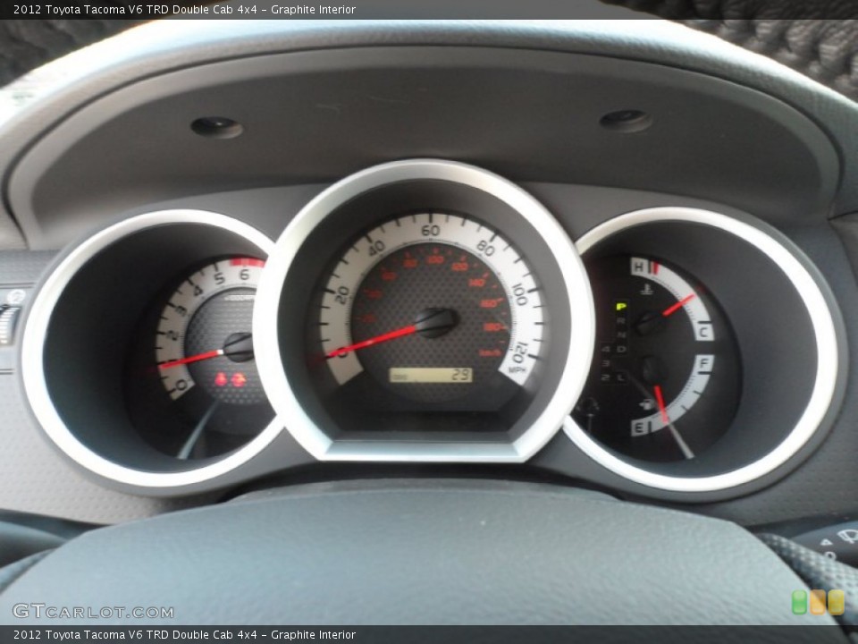 Graphite Interior Gauges for the 2012 Toyota Tacoma V6 TRD Double Cab 4x4 #55738735