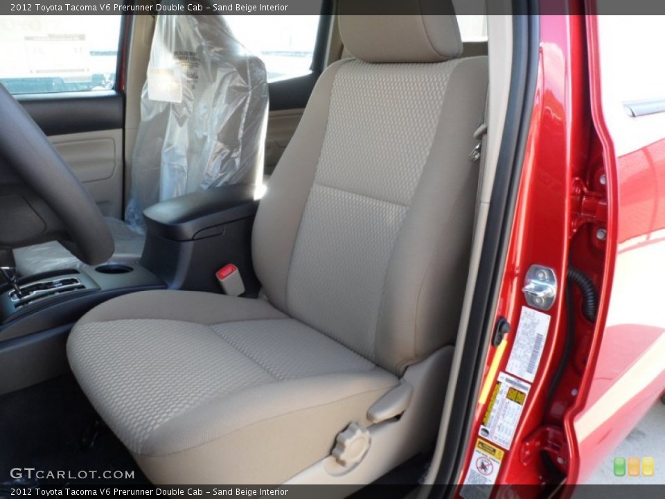 Sand Beige Interior Photo for the 2012 Toyota Tacoma V6 Prerunner Double Cab #55739256