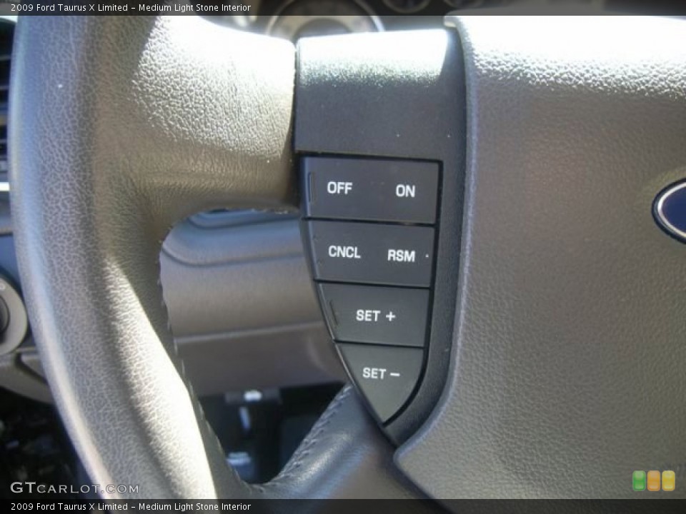 Medium Light Stone Interior Controls for the 2009 Ford Taurus X Limited #55740495