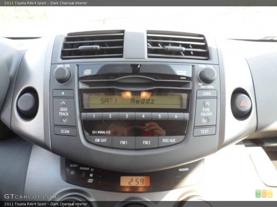 Dark Charcoal Interior Audio System for the 2011 Toyota RAV4 Sport #55741517