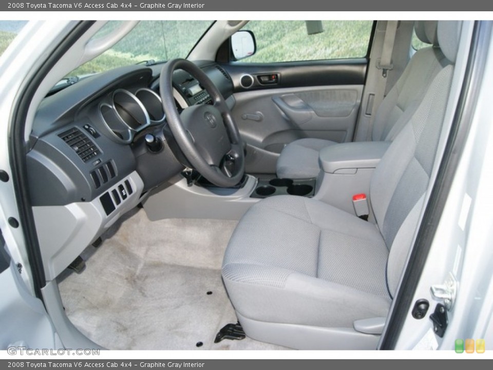 Graphite Gray Interior Photo for the 2008 Toyota Tacoma V6 Access Cab 4x4 #55741590