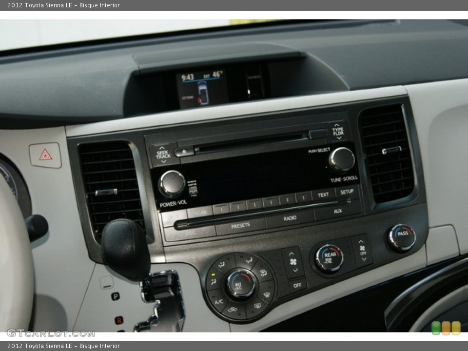 Bisque Interior Controls for the 2012 Toyota Sienna LE #55742922