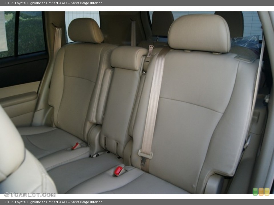 Sand Beige Interior Photo for the 2012 Toyota Highlander Limited 4WD #55743156