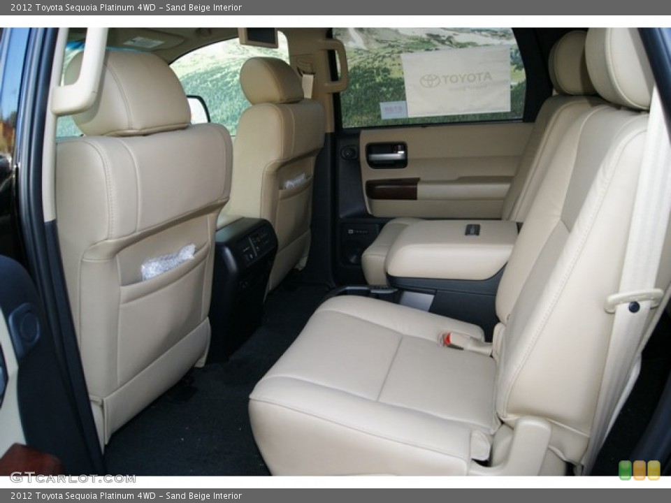 Sand Beige Interior Photo for the 2012 Toyota Sequoia Platinum 4WD #55743315