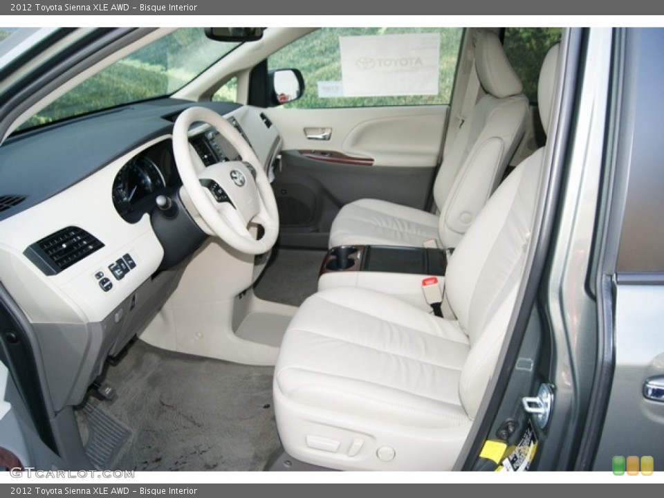 Bisque Interior Photo for the 2012 Toyota Sienna XLE AWD #55743456