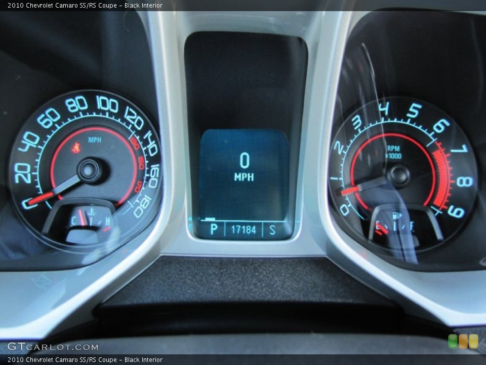 Black Interior Gauges for the 2010 Chevrolet Camaro SS/RS Coupe #55743600