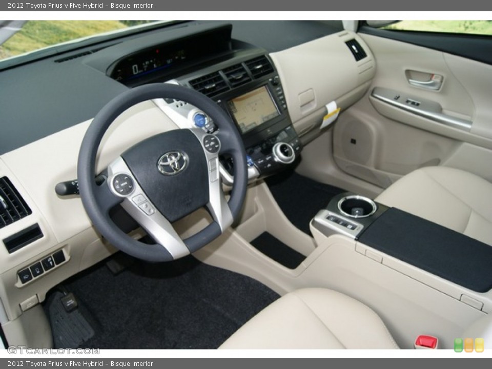 Bisque Interior Photo for the 2012 Toyota Prius v Five Hybrid #55743630