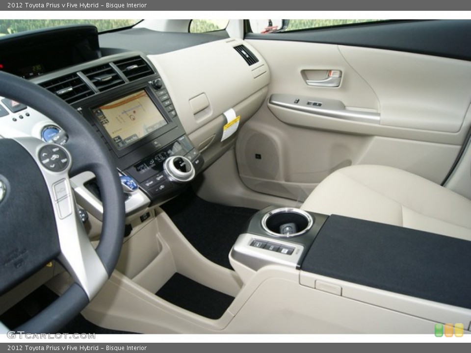 Bisque Interior Photo for the 2012 Toyota Prius v Five Hybrid #55743650