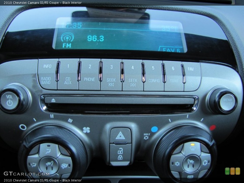 Black Interior Audio System for the 2010 Chevrolet Camaro SS/RS Coupe #55743663