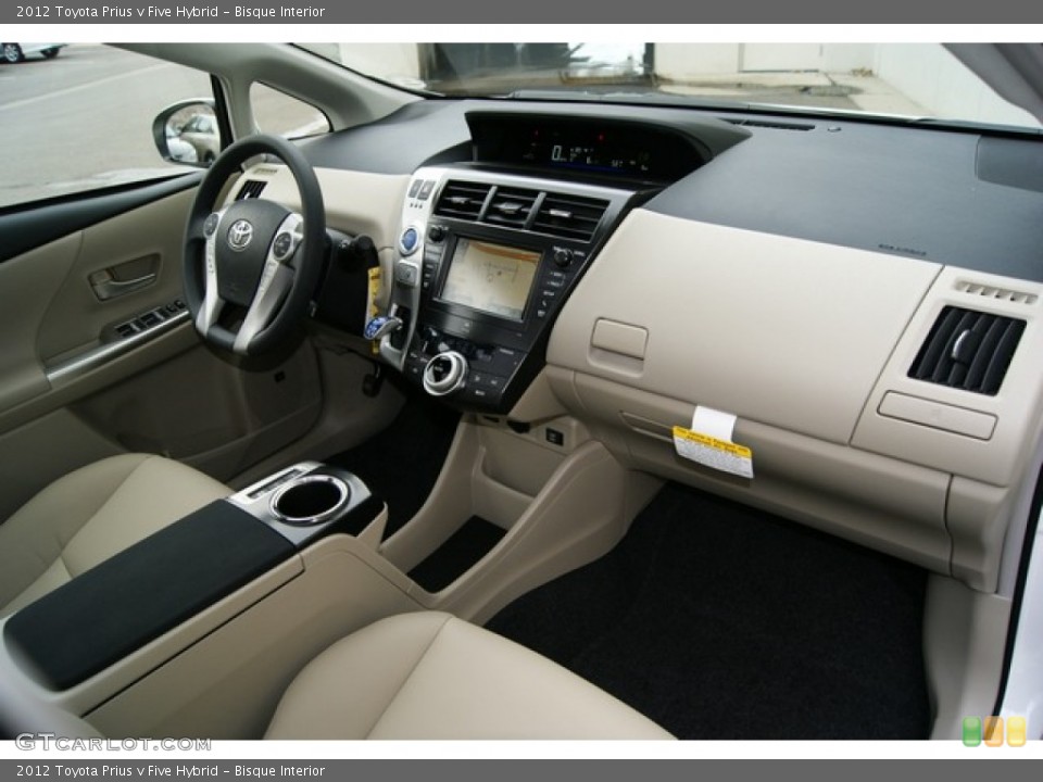 Bisque Interior Dashboard for the 2012 Toyota Prius v Five Hybrid #55743667