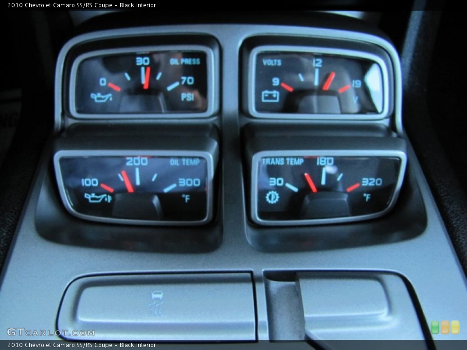 Black Interior Gauges for the 2010 Chevrolet Camaro SS/RS Coupe #55743672