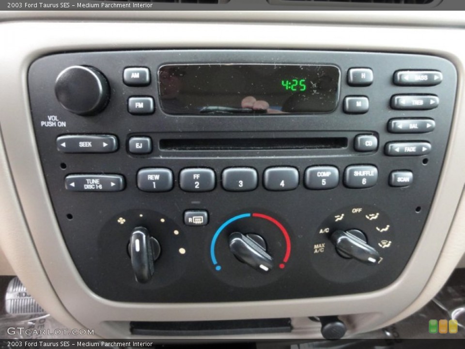Medium Parchment Interior Controls for the 2003 Ford Taurus SES #55744578