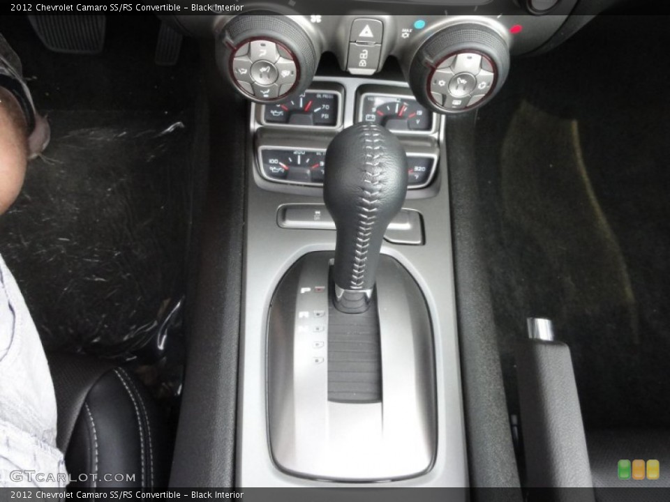 Black Interior Transmission for the 2012 Chevrolet Camaro SS/RS Convertible #55745007