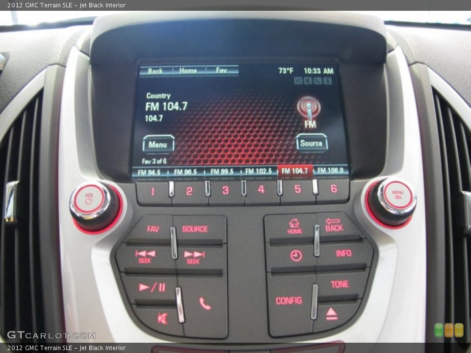 Jet Black Interior Audio System for the 2012 GMC Terrain SLE #55746114