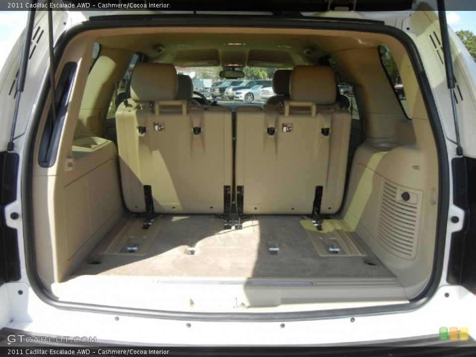 Cashmere/Cocoa Interior Trunk for the 2011 Cadillac Escalade AWD #55746165