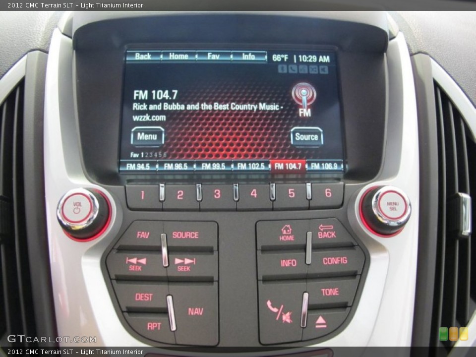 Light Titanium Interior Audio System for the 2012 GMC Terrain SLT #55746260