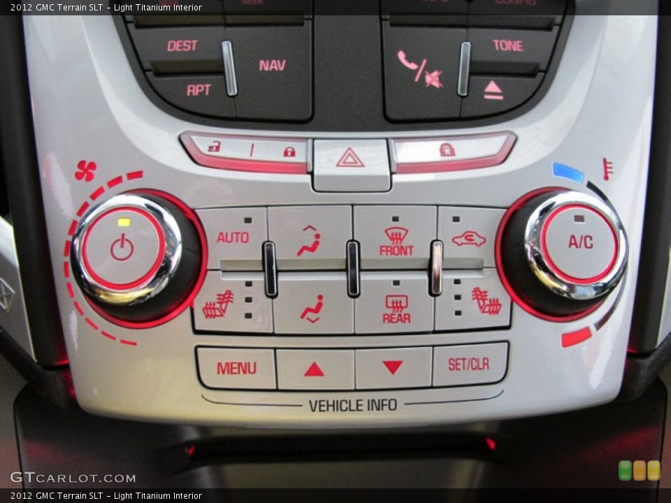 Light Titanium Interior Controls for the 2012 GMC Terrain SLT #55746269