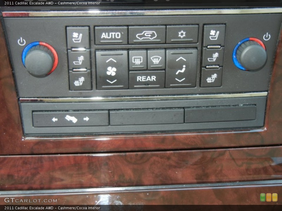 Cashmere/Cocoa Interior Controls for the 2011 Cadillac Escalade AWD #55746357