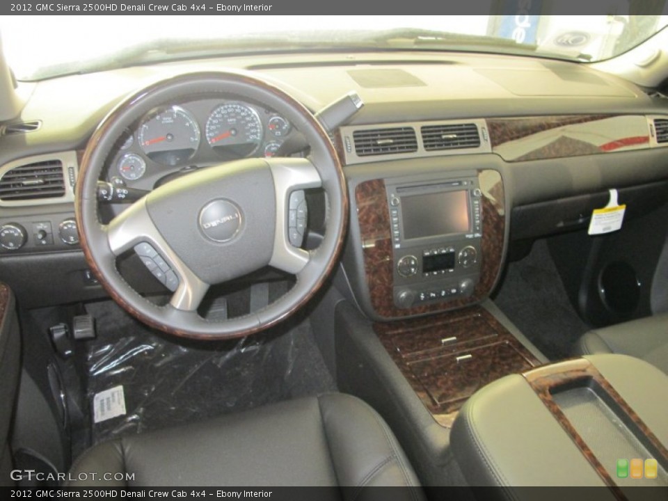 Ebony Interior Dashboard for the 2012 GMC Sierra 2500HD Denali Crew Cab 4x4 #55746390