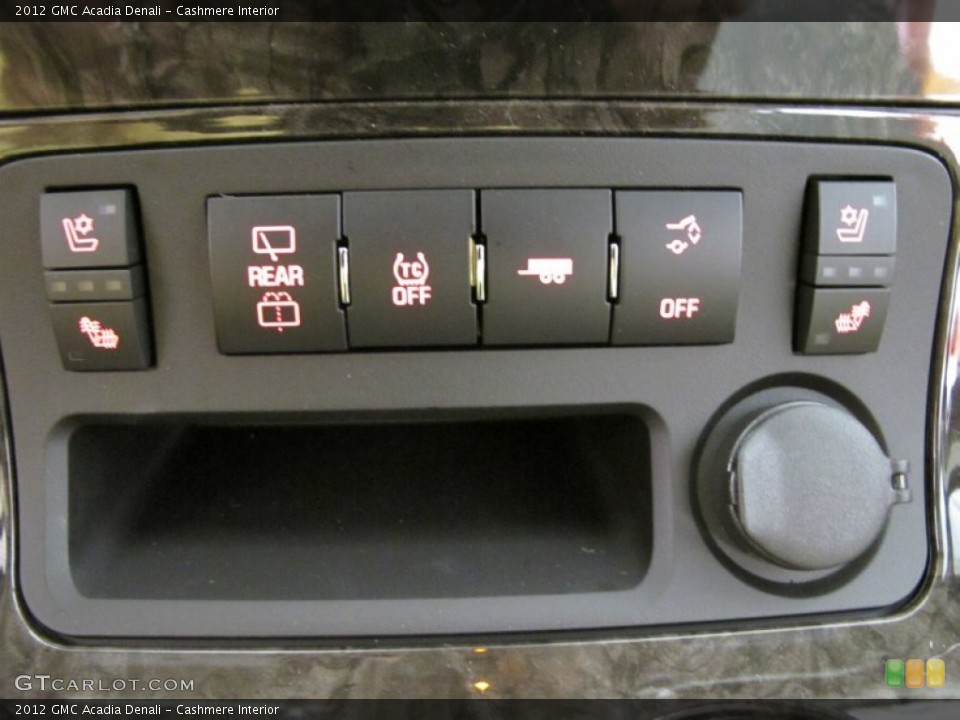 Cashmere Interior Controls for the 2012 GMC Acadia Denali #55746720