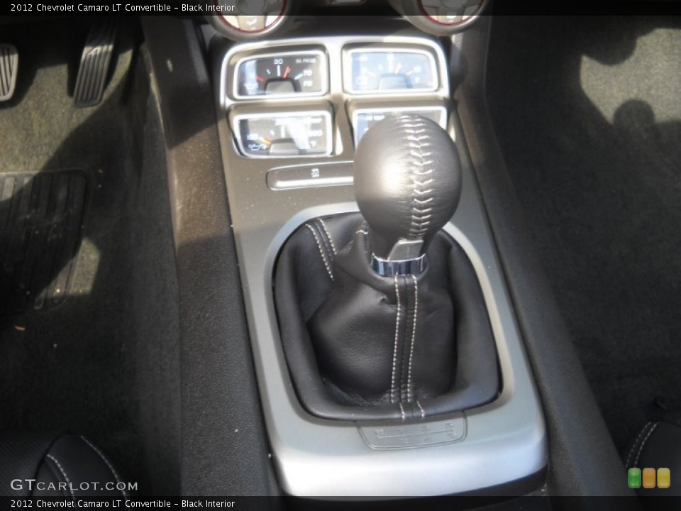 Black Interior Transmission for the 2012 Chevrolet Camaro LT Convertible #55747481