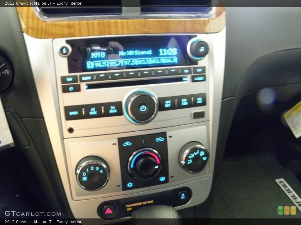 Ebony Interior Controls for the 2012 Chevrolet Malibu LT #55749280