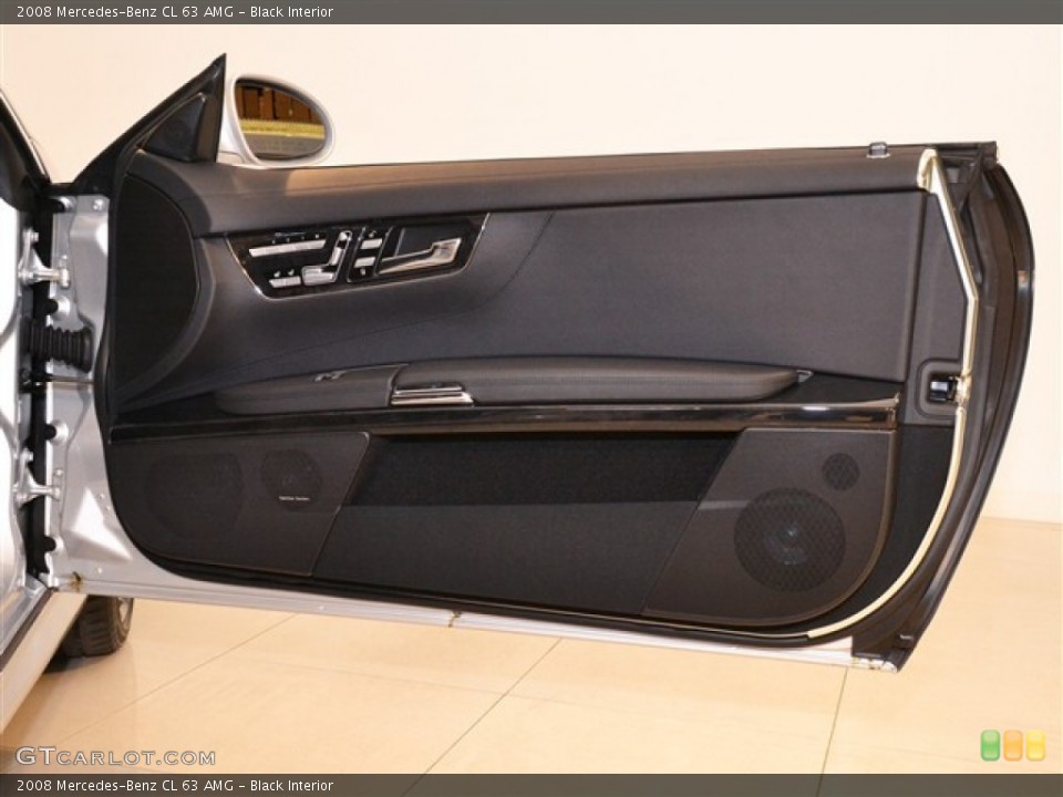 Black Interior Door Panel for the 2008 Mercedes-Benz CL 63 AMG #55749489