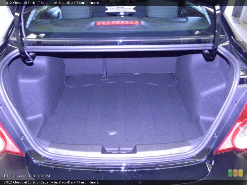 Jet Black/Dark Titanium Interior Trunk for the 2012 Chevrolet Sonic LT Sedan #55749882