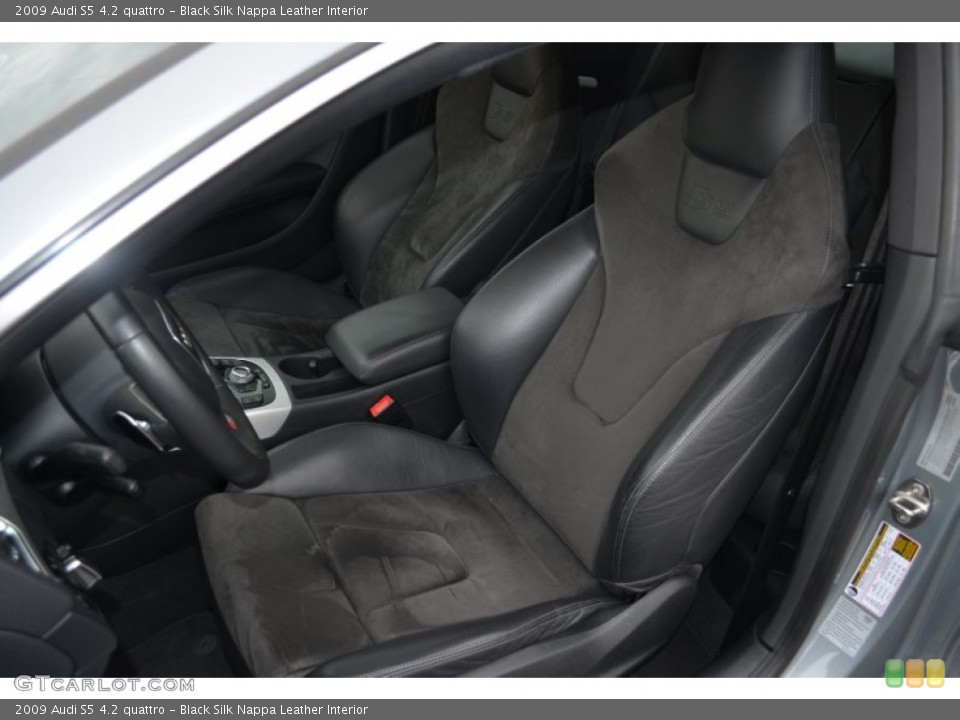Black Silk Nappa Leather Interior Photo for the 2009 Audi S5 4.2 quattro #55749933