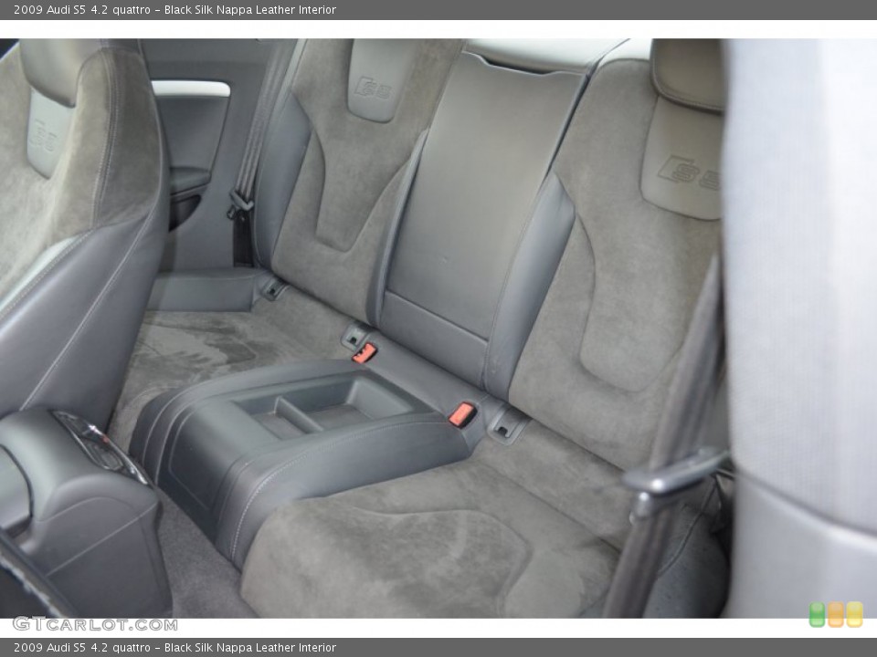 Black Silk Nappa Leather Interior Photo for the 2009 Audi S5 4.2 quattro #55749996