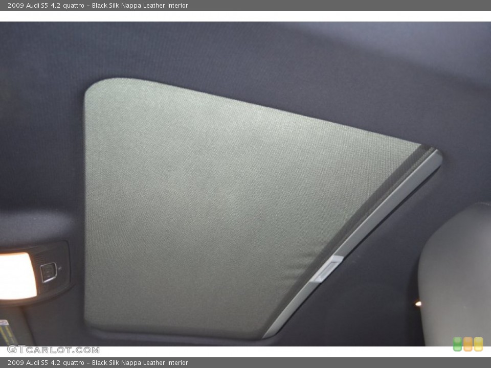 Black Silk Nappa Leather Interior Sunroof for the 2009 Audi S5 4.2 quattro #55750017
