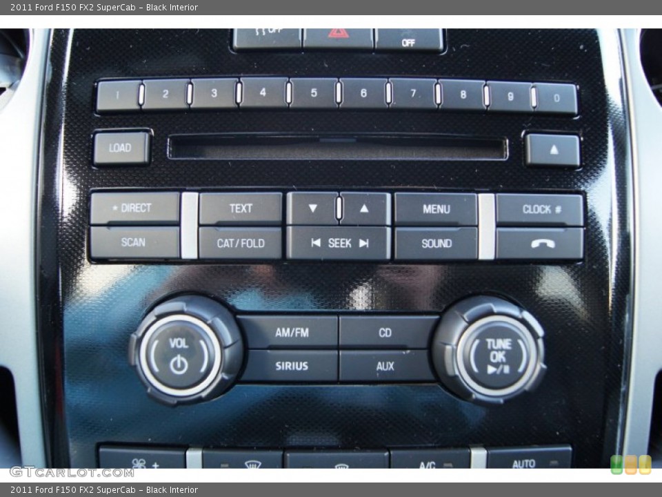 Black Interior Controls for the 2011 Ford F150 FX2 SuperCab #55751067
